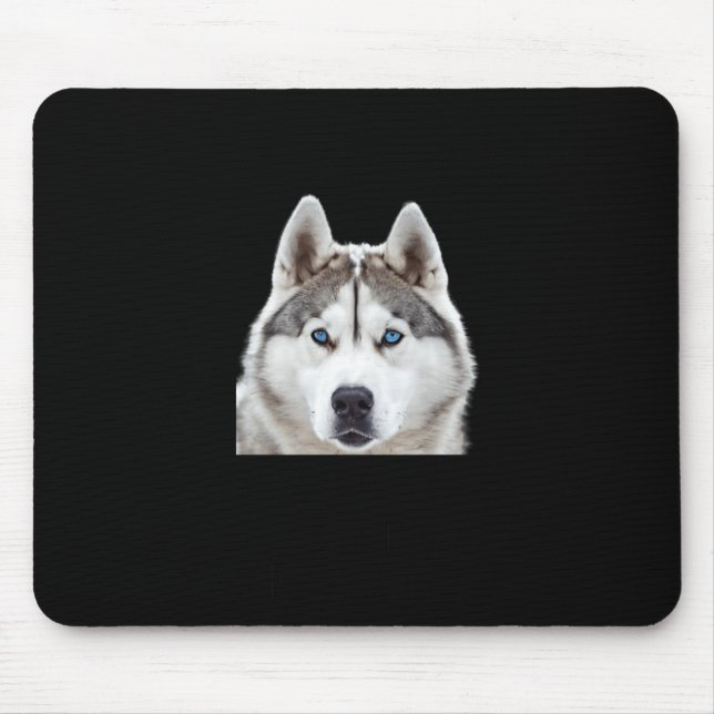 Siberian Husky Proof That Size S Sticker  Mouse Pad (Front)