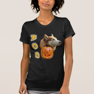 Siberian Husky (red) Boo T-Shirt