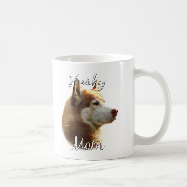 Siberian Husky (red) Mum 2 Coffee Mug (Right)