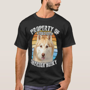 Siberian Husky red Owner Property Of T-Shirt