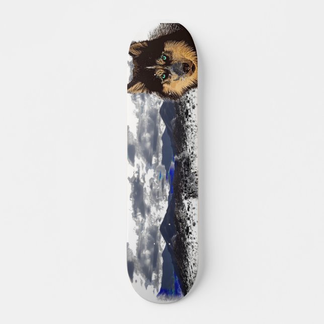 Siberian Husky Skateboard (Front)