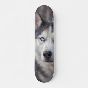 Siberian Husky Skateboard