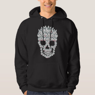 Siberian Husky Skull Dog  Skeleton Halloween  Esse Hoodie