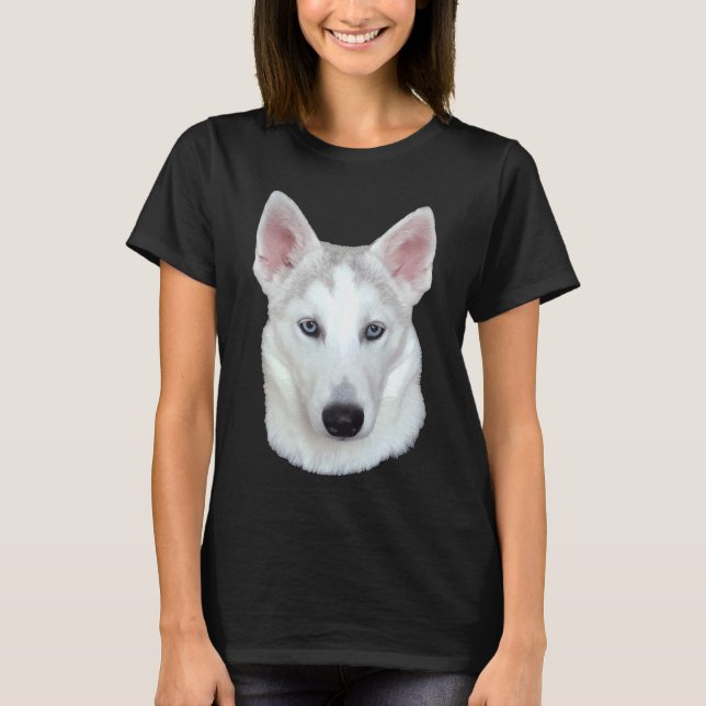 Siberian Husky Sky T-Shirt (Front)