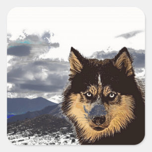 Siberian Husky Sticker