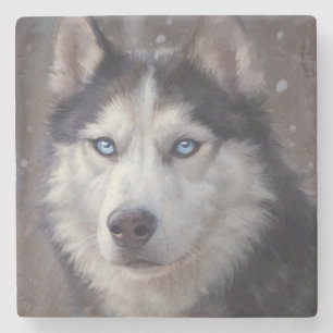 Siberian Husky Stone Coaster