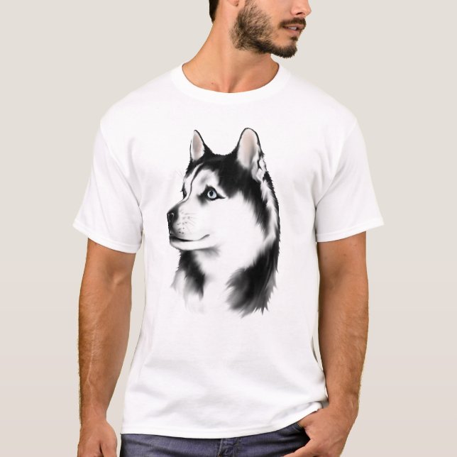 Siberian Husky T-Shirt (Front)