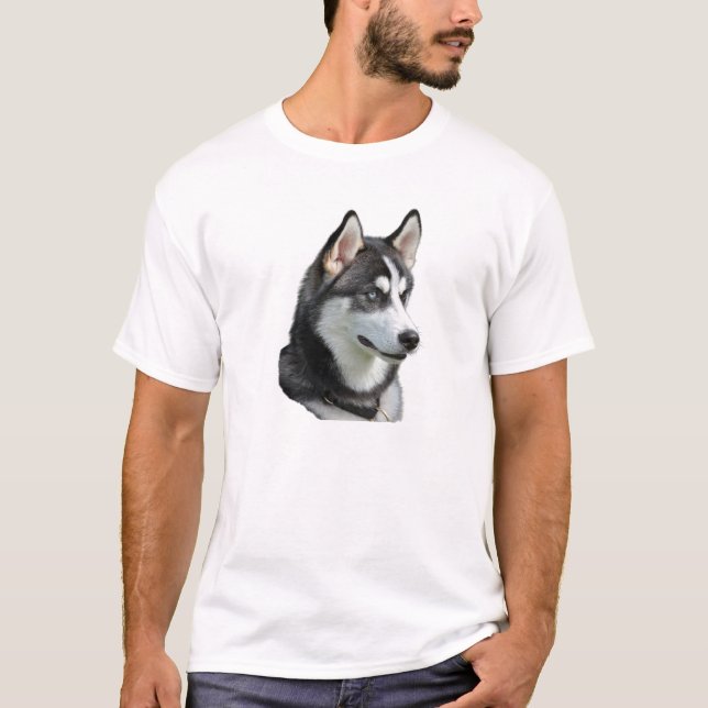 siberian husky T-Shirt (Front)