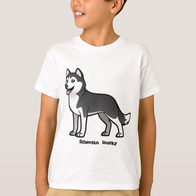 Siberian Husky T-Shirt (Front)