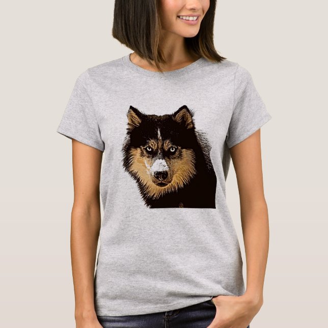 Siberian Husky T-Shirt (Front)