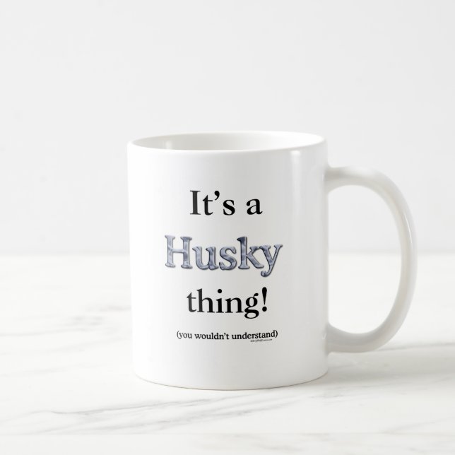 Siberian Husky Thing Coffee Mug (Right)