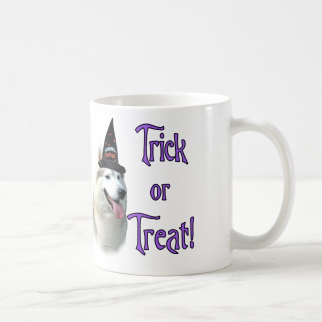 Siberian Husky Trick Mug (Right)