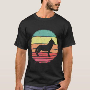 Siberian Husky Vintage Retro Sunset T-Shirt