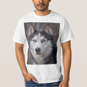 Siberian Husky Winter T-Shirt