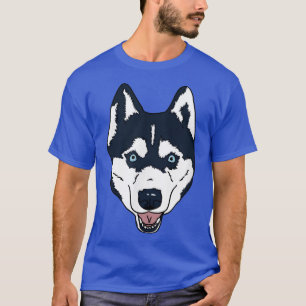 siberian husky wolf snow dog happy huskies love T-Shirt