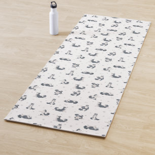Siberian Husky yoga pose Mat