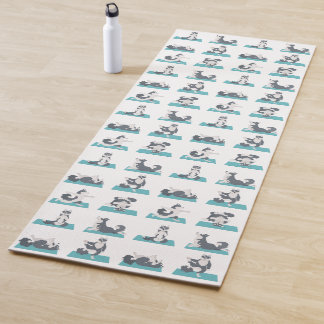 Siberian Husky yoga pose Mat