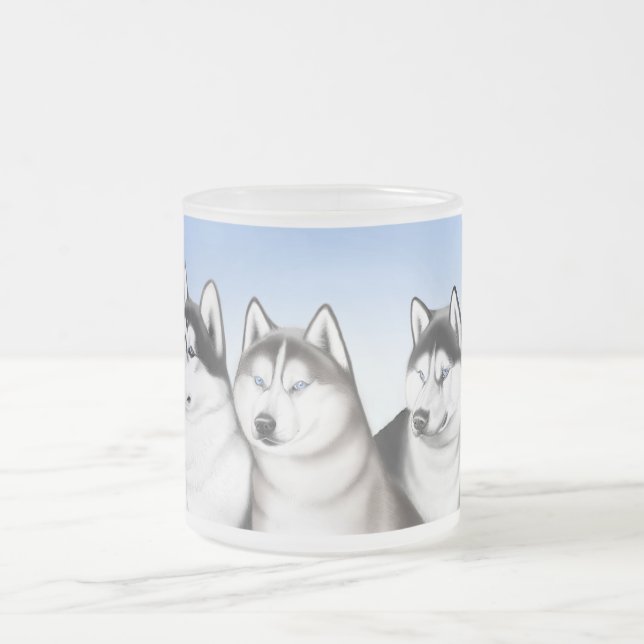 Siberian Malamute Husky Mug (Center)