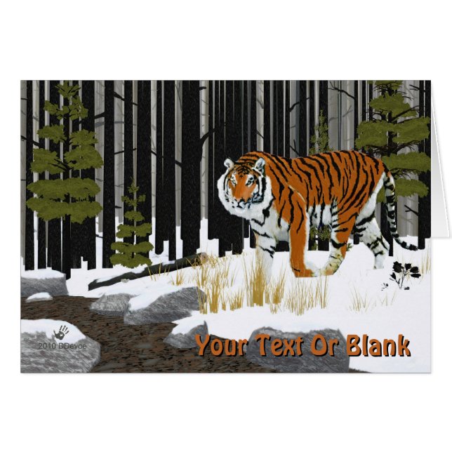 Siberian Tiger (Front Horizontal)