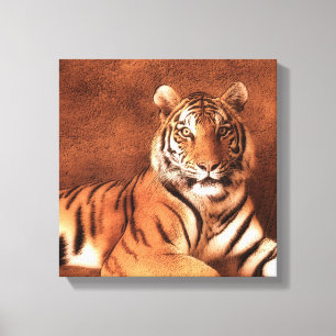 Siberian Tiger Art - Canvas Print
