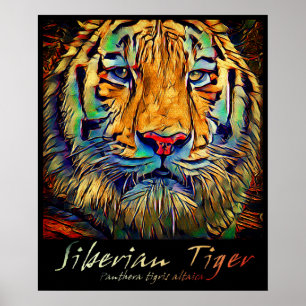 Siberian Tiger [Art Poster] Poster