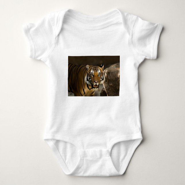 Siberian Tiger Baby Bodysuit (Front)