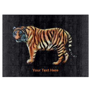 Siberian Tiger Cutting Board