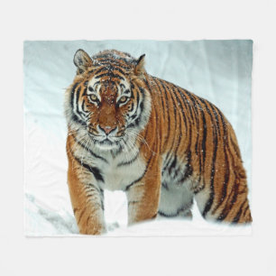 SIBERIAN TIGER FLEECE BLANKET