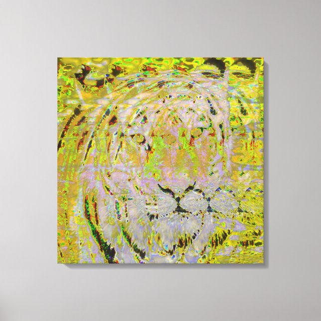 siberian tiger on  wrapped canvas (Front)