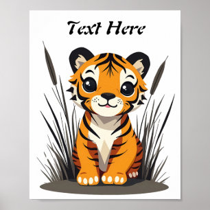 Siberian tiger poster