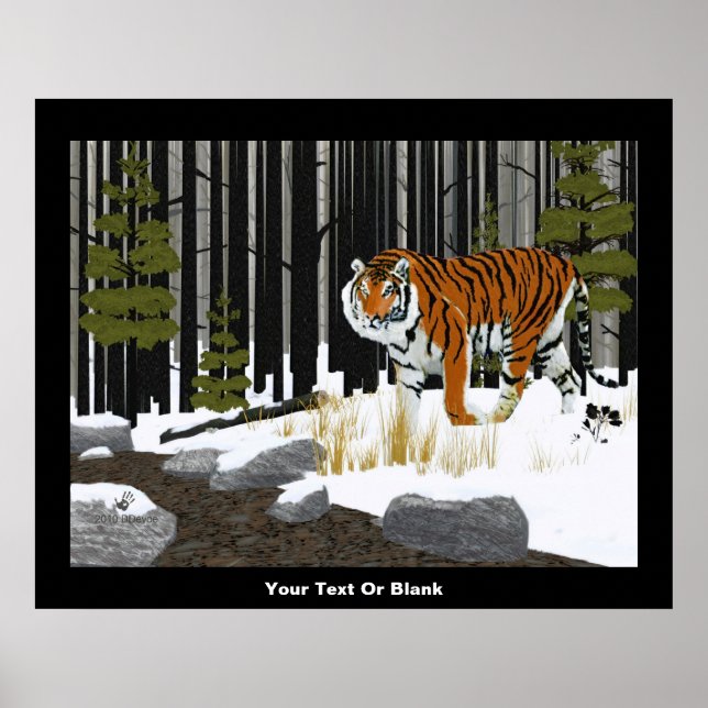 Siberian Tiger Poster (Front)