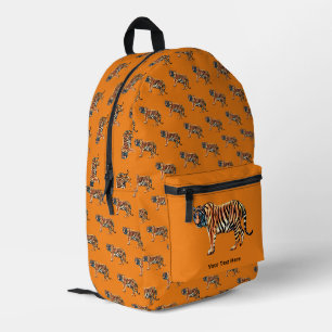 Siberian Tiger Printed Backpack