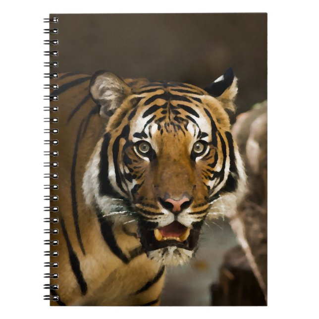 Siberian Tiger Spiral Notebook (Front)