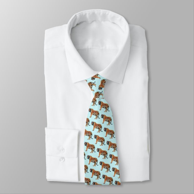 Siberian Tiger Tie (Tied)