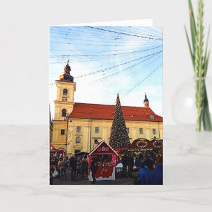 Sibiu Christmas Market Holiday Card