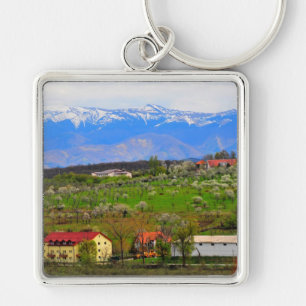 Sibiu mountains landscape key ring
