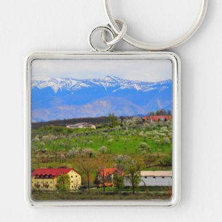 Sibiu mountains landscape key ring