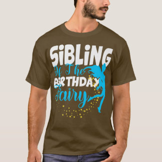 Sibling of The Birthday Fairy Fantasy Birthday Squ T-Shirt