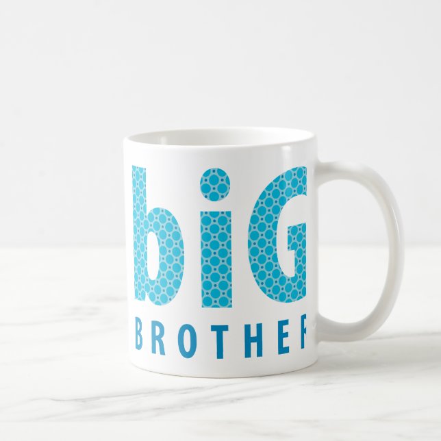 SIBLINGS COLLECTION - big brother {blue} Coffee Mug (Right)