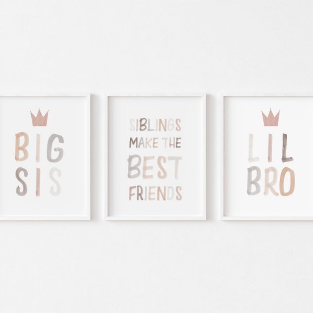 siblings make the best friends print (Creator Uploaded)