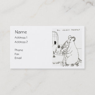 Sic Incipit Pestis business card