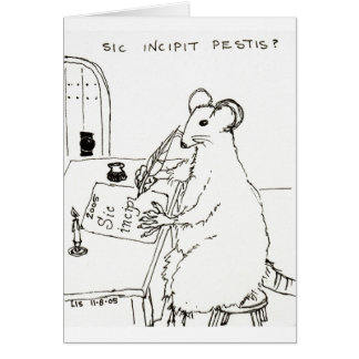 Sic Incipit Pestis card