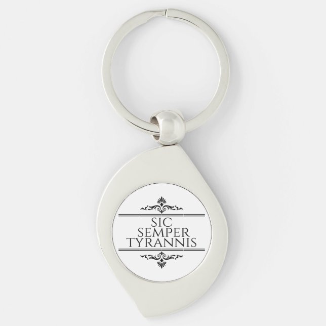 Sic Semper Tyrannis Key Ring (Front)