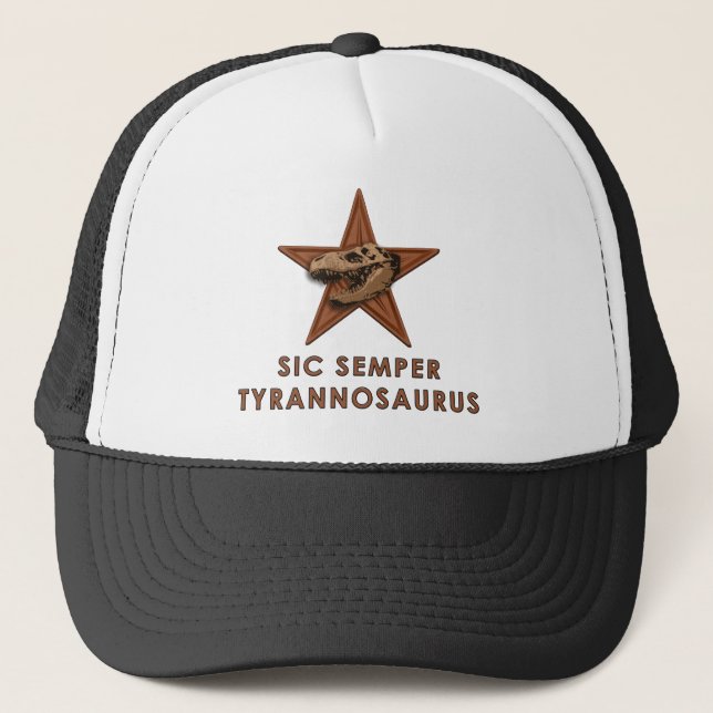 SIC SEMPER TYRANNOSAURUS TRUCKER HAT (Front)