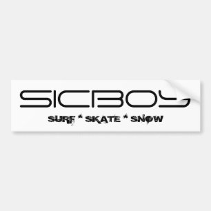 SICBOY BUMPER ENHANCER BUMPER STICKER