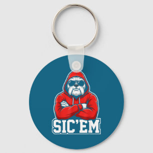 Sic'em Bulldogs Graphic Men Women Kid Boy Girl  Key Ring