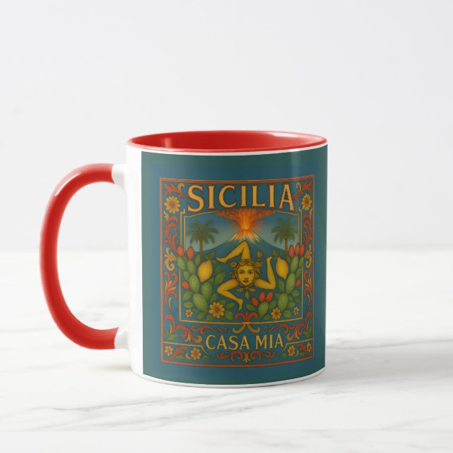 Sicilia Casa Mia Mug (Left)