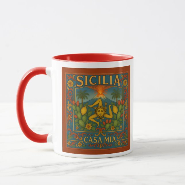 Sicilia Casa Mia Mug (Left)