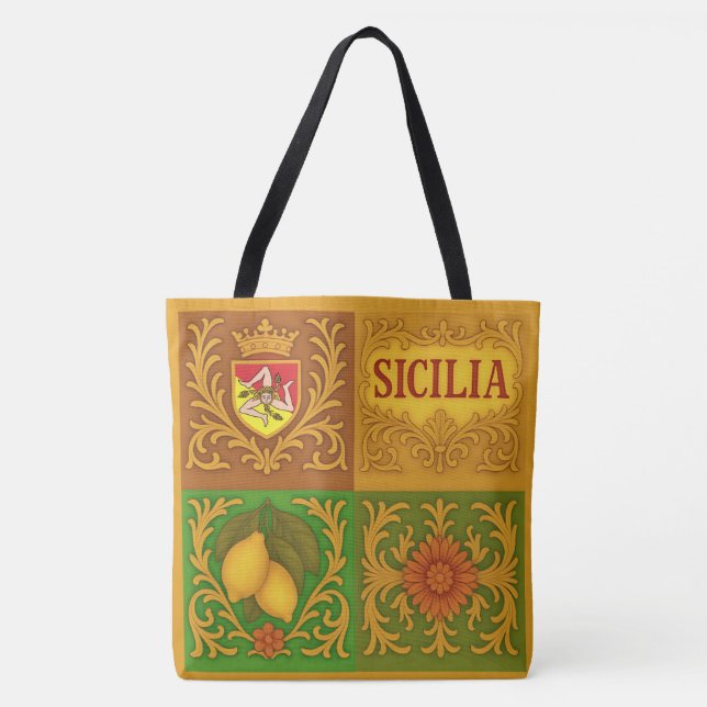 Sicilia Sicilian  Tote Bag (Front)