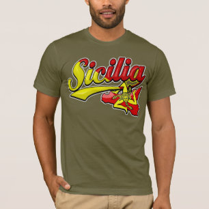 Sicilia Sicilian Trinacria  T-Shirt